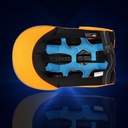 Anstoßkappe X!-9500 Pro Cap, neonorange, Schirm 5 cm Bild 3