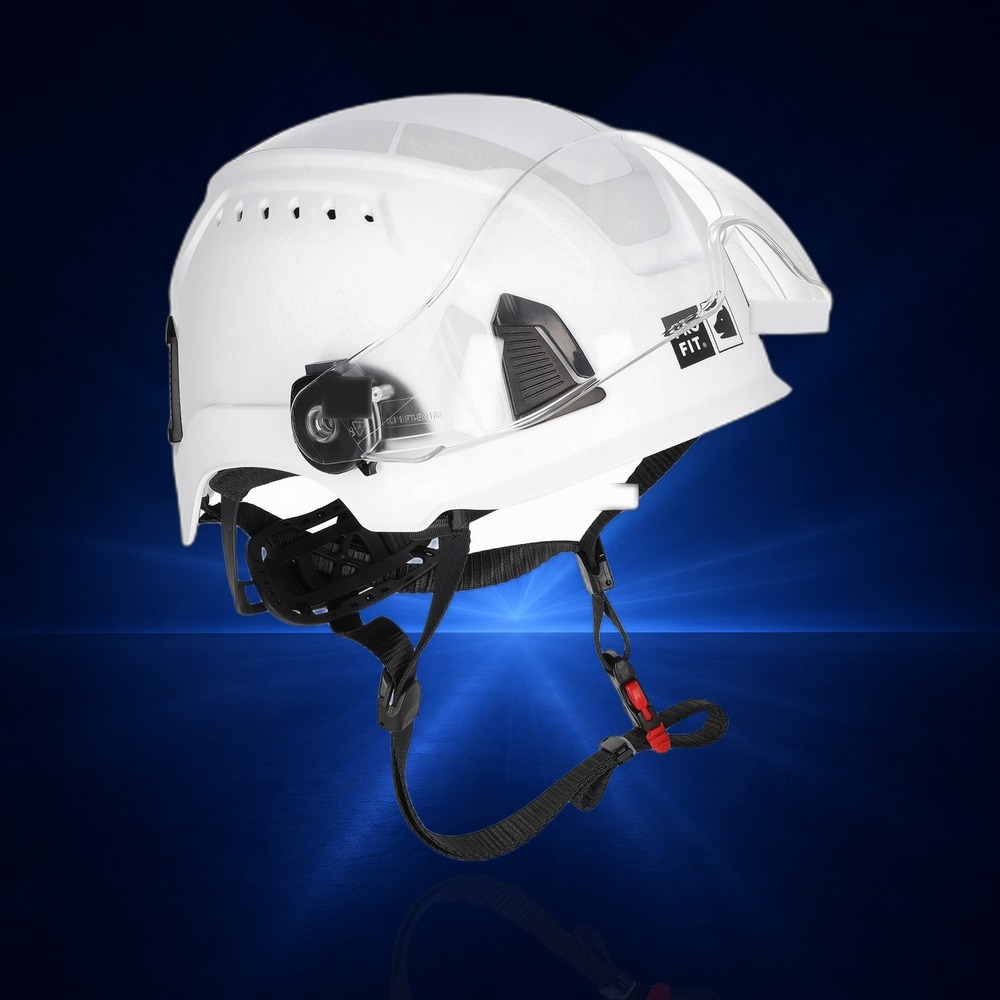 Schutzhelm Visier "F!-Rock", klar, + Klickhalterung Bild 2