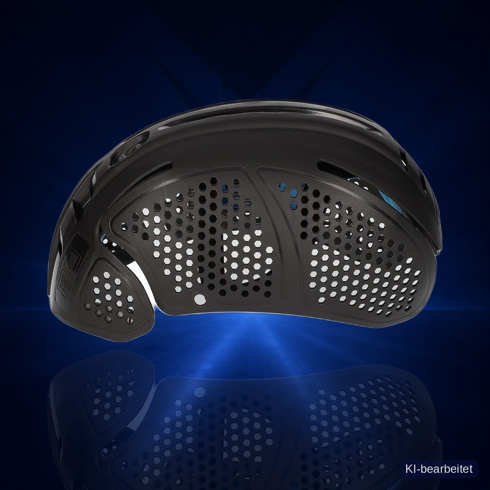Anstoßkappe X!-9500 Pro Cap, blau, Schirm 5 cm Bild 2