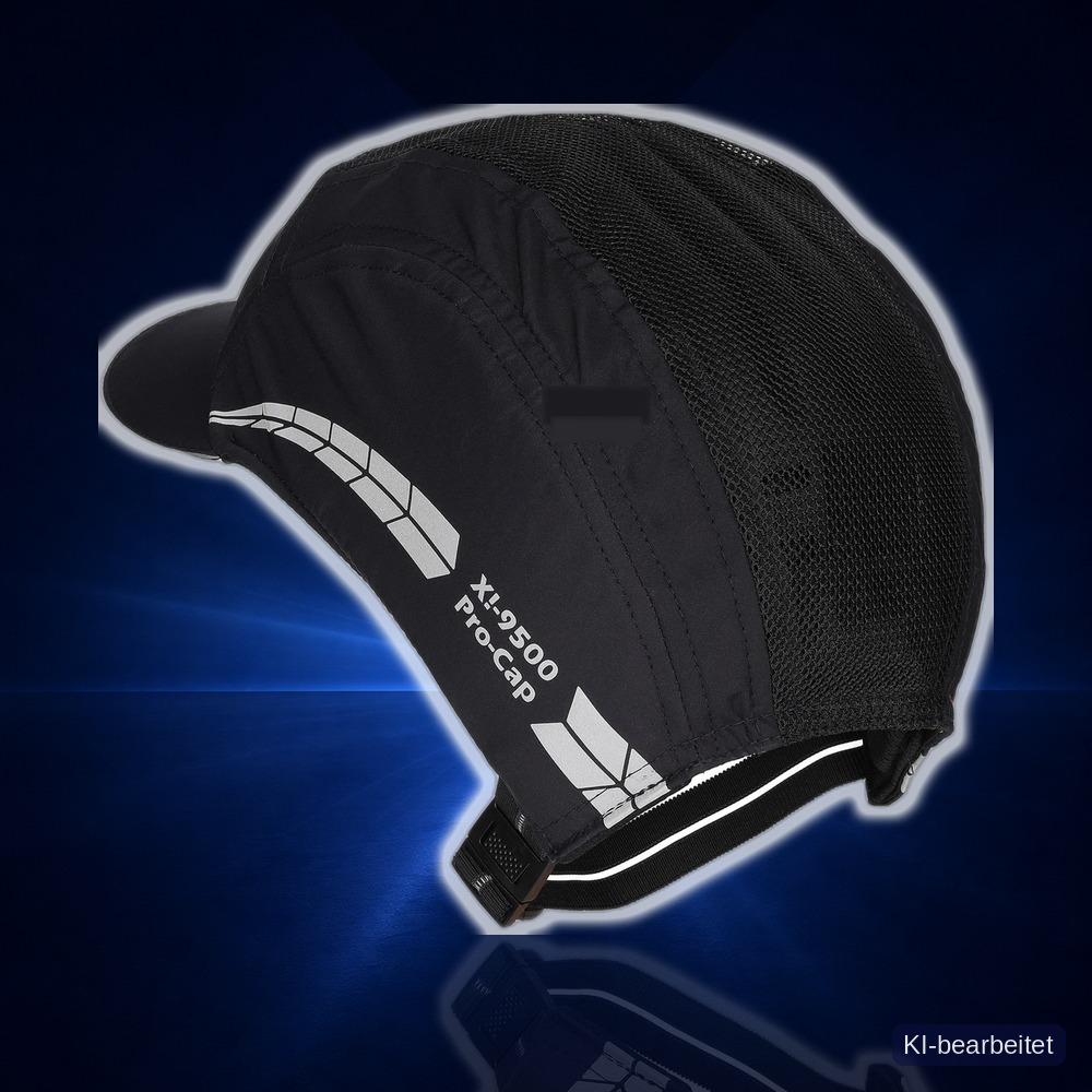 Anstoßkappe X!-9500 Pro Cap, blau, Schirm 5 cm Bild 3