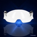 Schutzhelm Visier "F!-Rock", klar, + Klickhalterung Bild 3