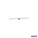Hakenleiste für Aufnahmegestell SNR-2 Vierkantrohr 15x15 mm Bild 2