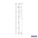 Lochleiste für Aufnahmegestell SNR-1 Rundstahl 6,0 mm Bild 2