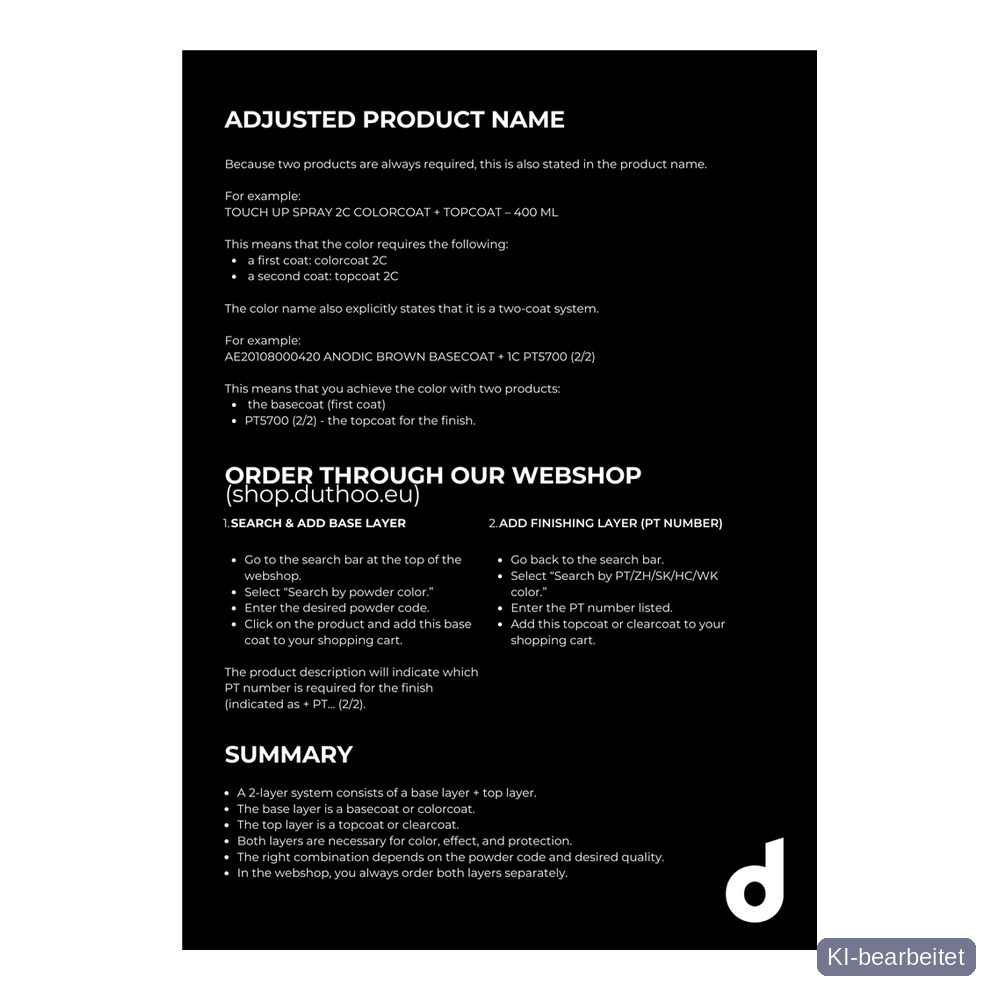 TOUCH UP PAINT 1C BASECOAT PEARL + CLEARCOAT Bild 4