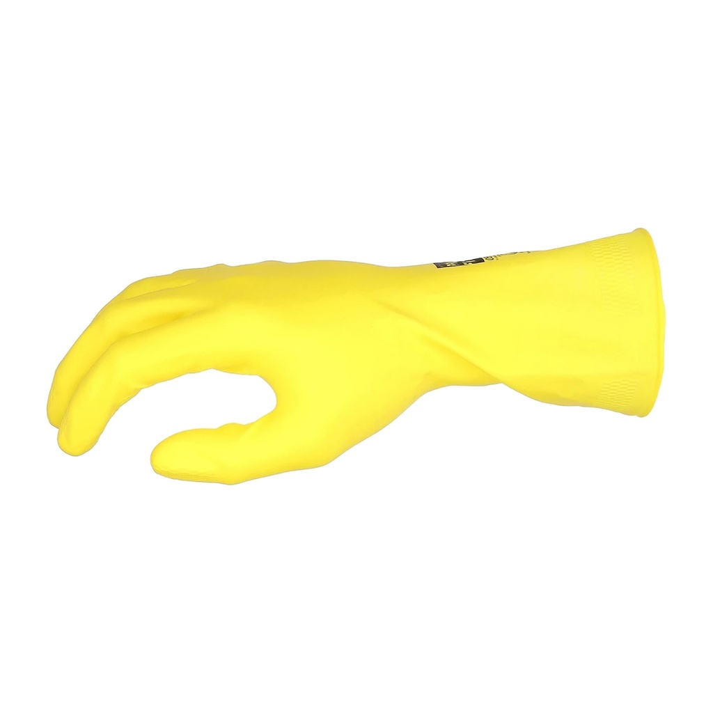 Latex Haushaltshandschuhe, leichte Qualität, 30 cm, gelb Bild 1
