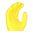 Latex Haushaltshandschuhe, leichte Qualität, 30 cm, gelb Bild 2