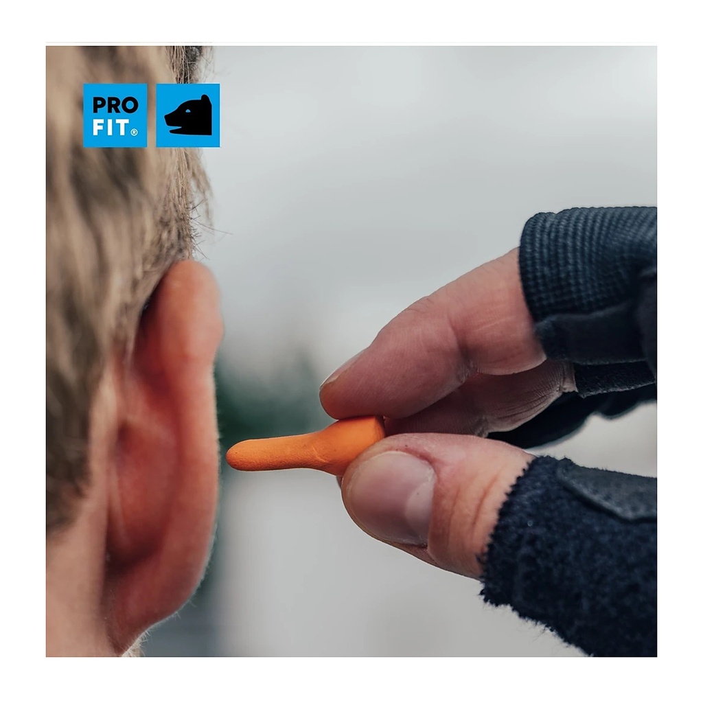 Gehörschutzstöpsel orange, SNR 38 dB, 250 Paar lose/Beutel Bild 1