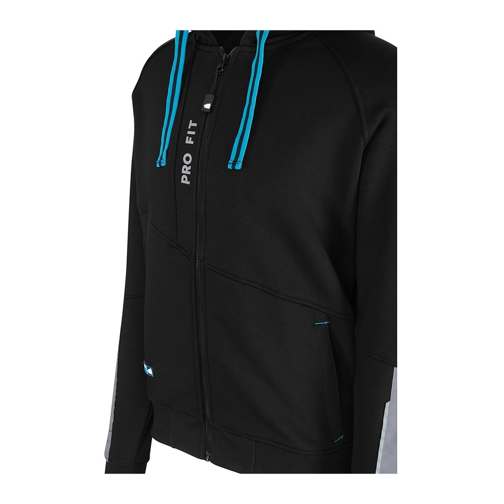 9865_Zip Hoodie Sweatjacke schwarz_3.jpg