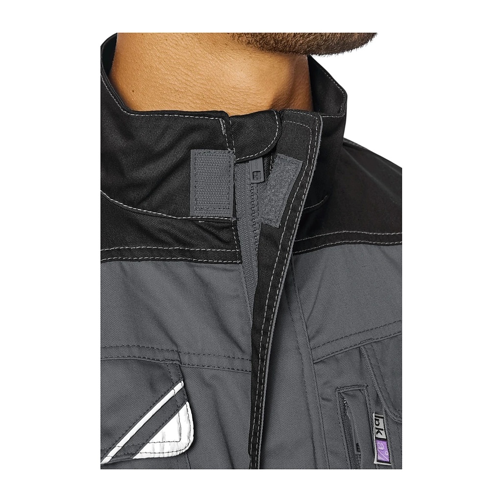 Bundjacke grau/schwarz Bild 1