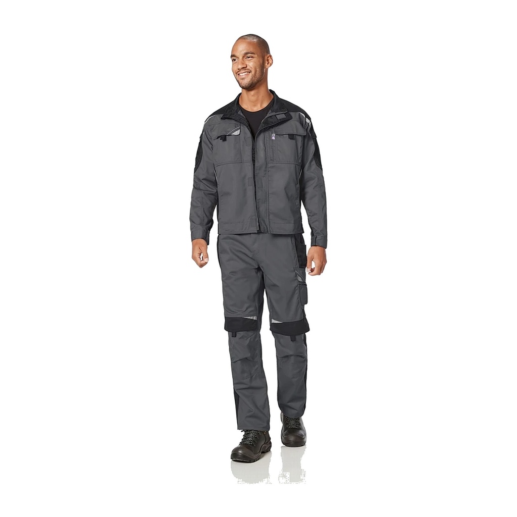 Bundjacke grau/schwarz Bild 3