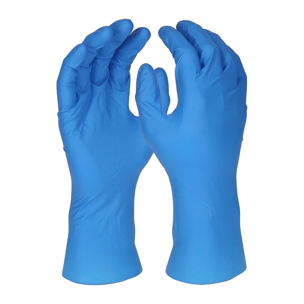Nitril Einweghandschuhe, High Risk, 30 cm, blau, 50 St ve/box Bild 1