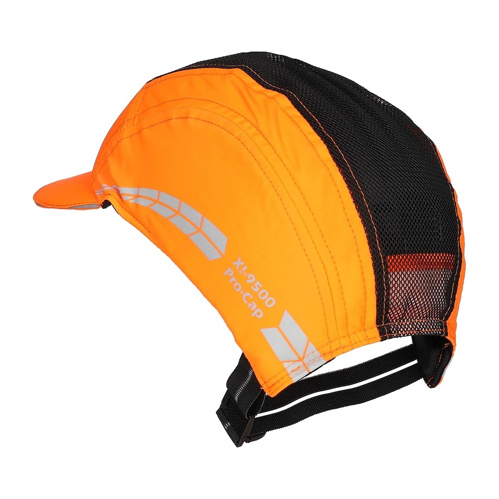 Anstoßkappe X!-9500 Pro Cap, neonorange, Schirm 5 cm Bild 1