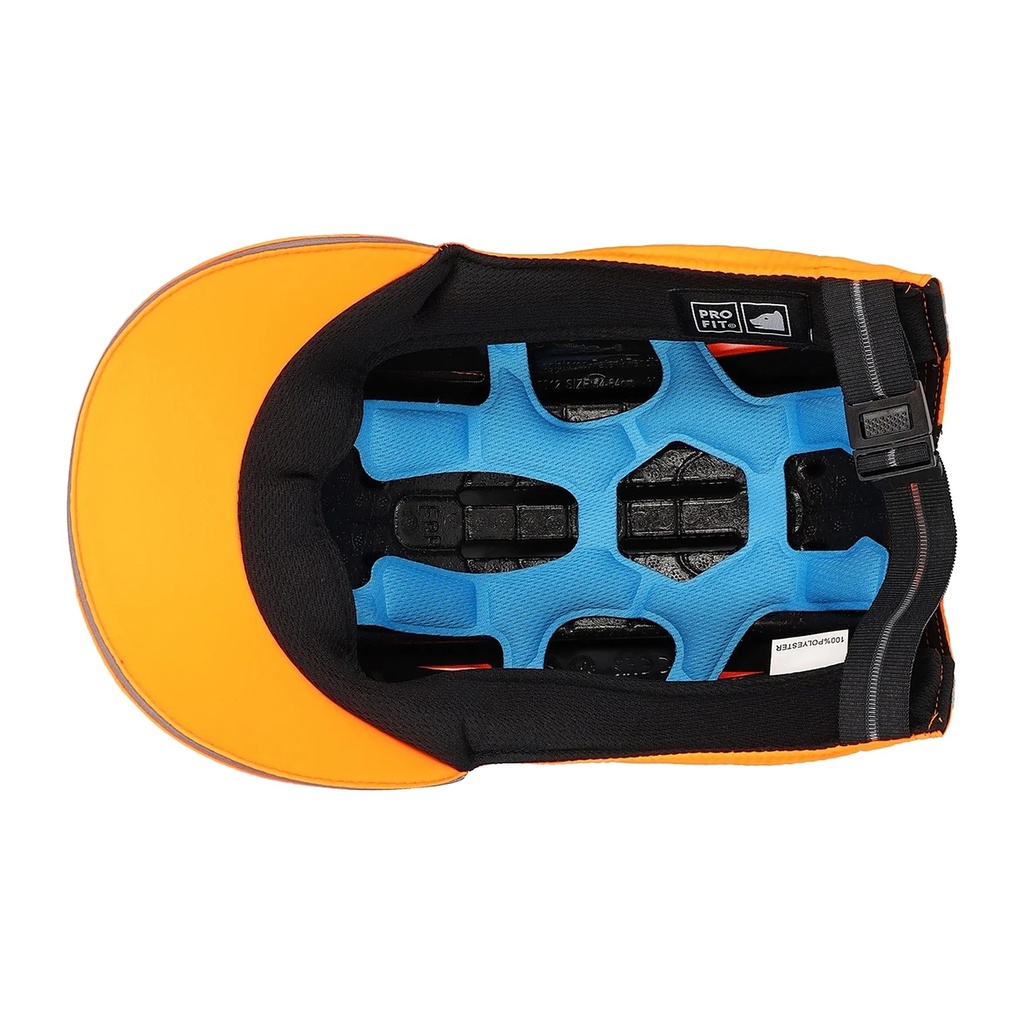 Anstoßkappe X!-9500 Pro Cap, neonorange, Schirm 5 cm Bild 3