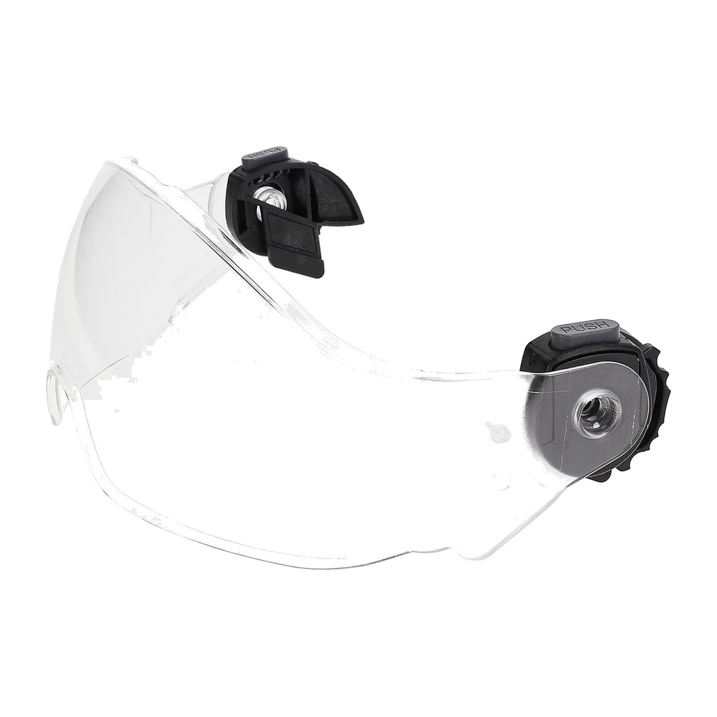 Schutzhelm Visier "F!-Rock", klar, + Klickhalterung Bild 1