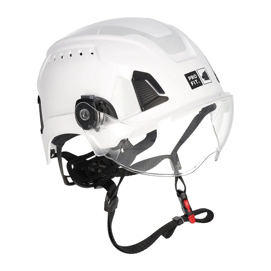 Schutzhelm Visier "F!-Rock", klar, + Klickhalterung Bild 2