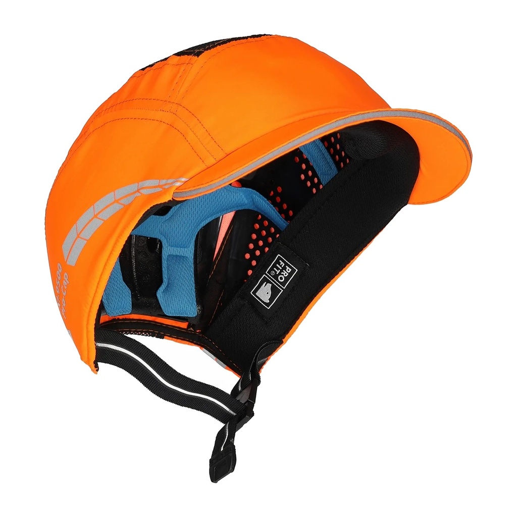 Anstoßkappe X!-9500 Pro Cap, neonorange, kurzer Schirm 2,5 cm Bild 4