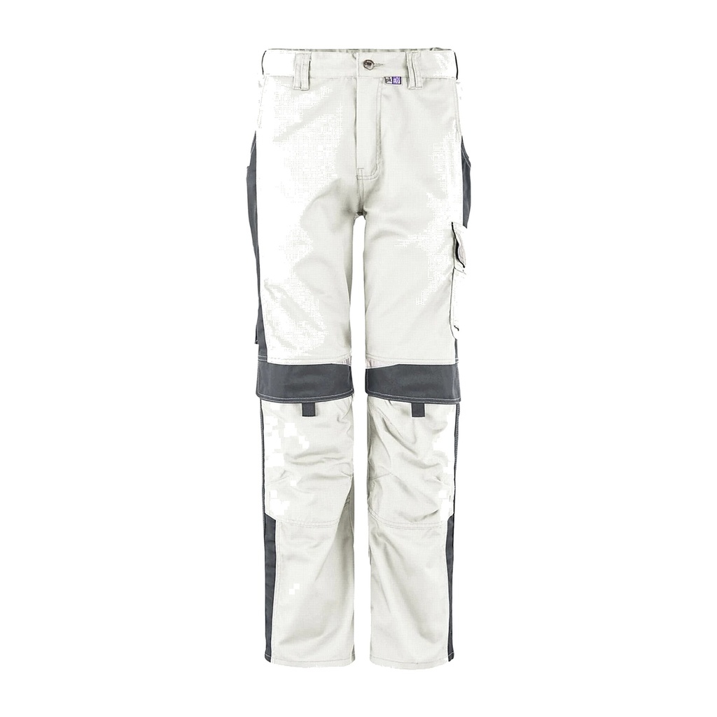 Bundhose, weiß/grau Bild 1