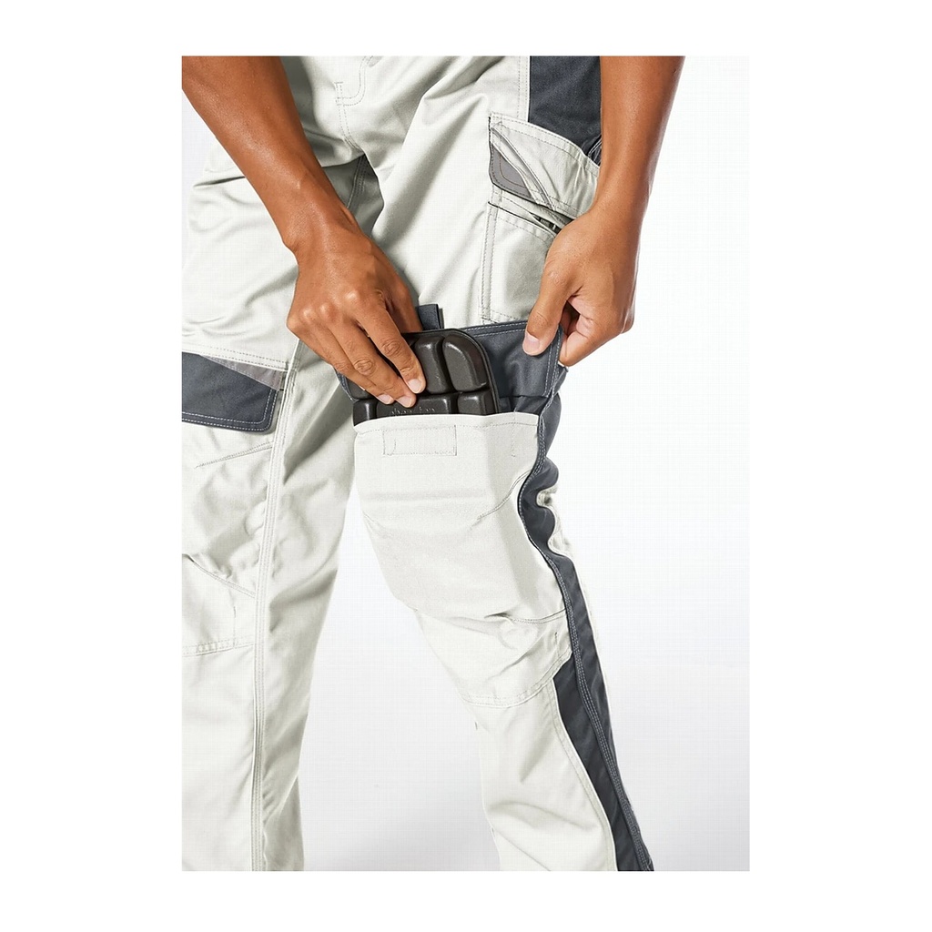 Bundhose, weiß/grau Bild 2