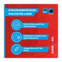 Latex-Feinstrickhandschuh mit Schrumpfrauung rot/schwarz Bild 4