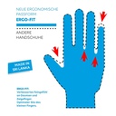 Nitril Handschuhe "Wüste", 3/4 beschichtet, gelb, premium Bild 2