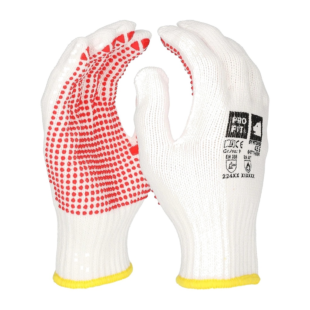 Hitzeschutzhandschuh "Dot therm", doppelstrick, weiß, Noppen Bild 1