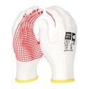 Hitzeschutzhandschuh "Dot therm", doppelstrick, weiß, Noppen Bild 1