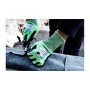 Nitril Schnittschutzhandschuh "Hit Cut D", neongrün/schwarz Bild 2