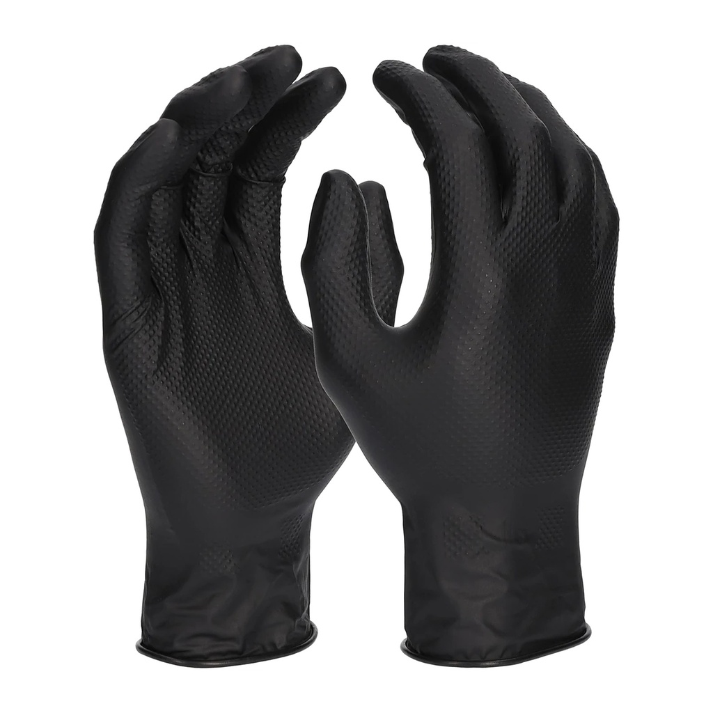 Nitril Einweghandschuhe, Diamant, 24 cm, schwarz, 50 St. XXL/11 Bild 2