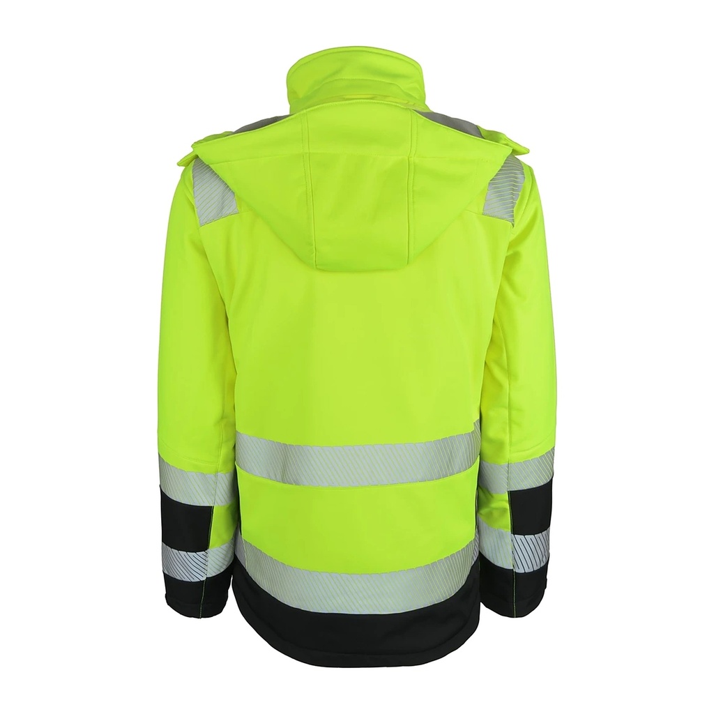 Winter Warnschutz-Softshelljacke Bild 4
