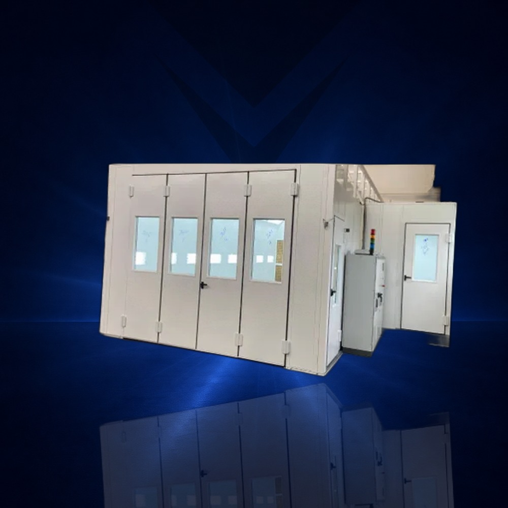 Nassbeschichtungsanlage für den stabilen Lackierprozess (L 7200mm X H3830mm X B3030mm)