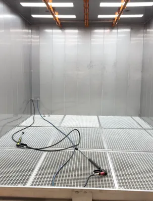 Vorbehandlungskabine für Ihre Pulverbeschichtung (L 2500mm X H 2500mm X B 2500mm)