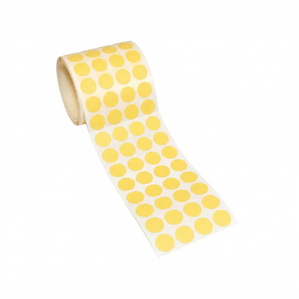 [SGE-005,0] SGE   150°C Stanzformen gelb, rund (5,0 mm)