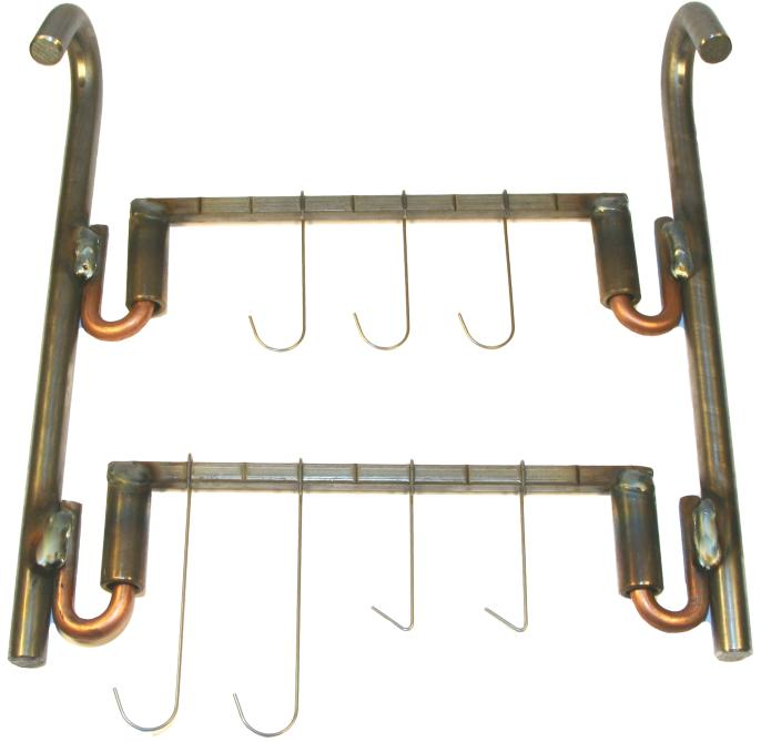 [VKH350.15] Vierkant-Klemm-Haken–Federstahl (50mm, 14mm, Planliegend, 1 mm)