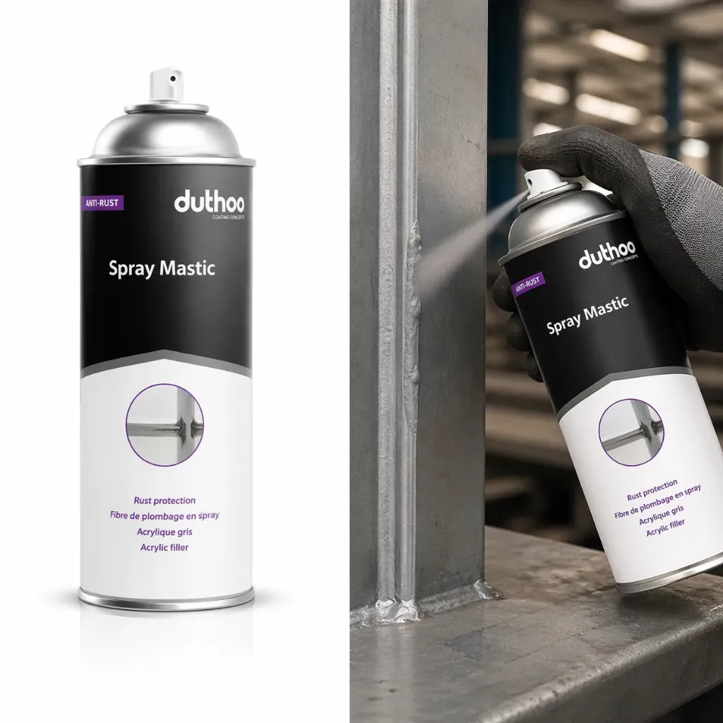 Duthoo Spraymastic 400 ml – Spritzspachtel zum schnellen Füllen von Unebenheiten