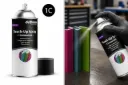 Duthoo 1K Retuschierfarbe Spray 400 ml – Pulverlack Ausbesserungsspray für beschichtete Oberflächen