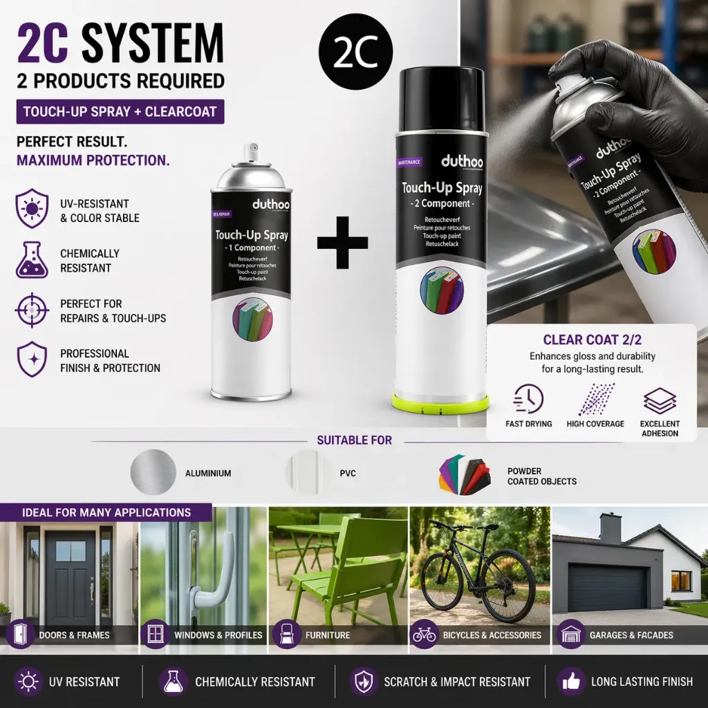 2K Klarlack Spray 400 ml – Hochbeständiger Clearcoat für langlebige Oberflächen