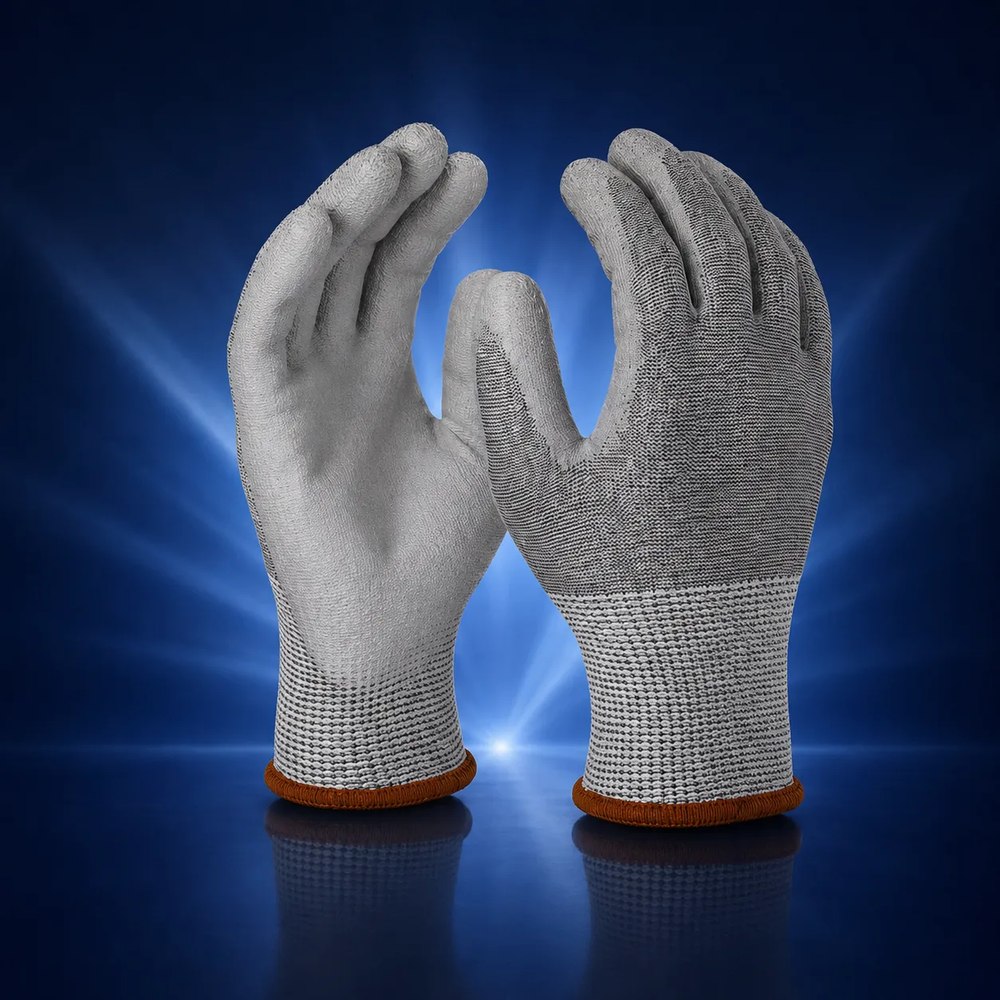 PU-Schnittschutzhandschuh Cut D grau (7)