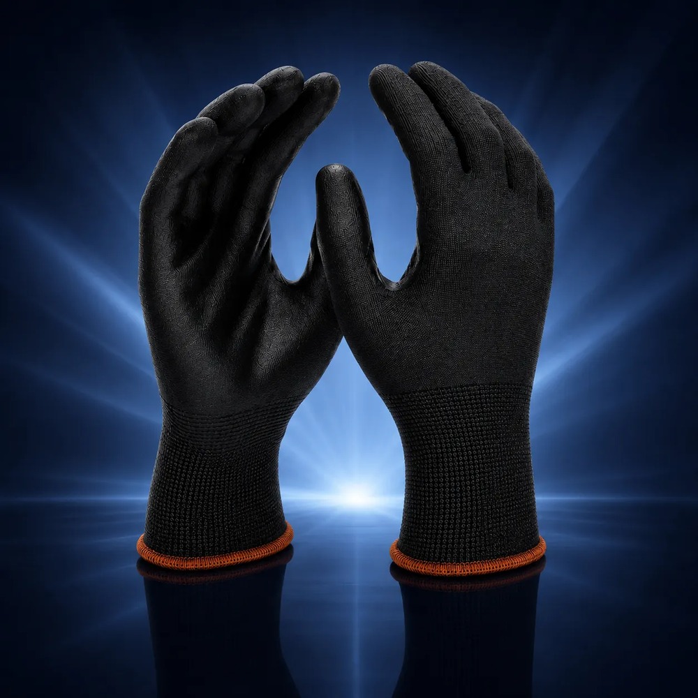 Schnittschutzhandschuh PU-beschichtet Cut Level C schwarz