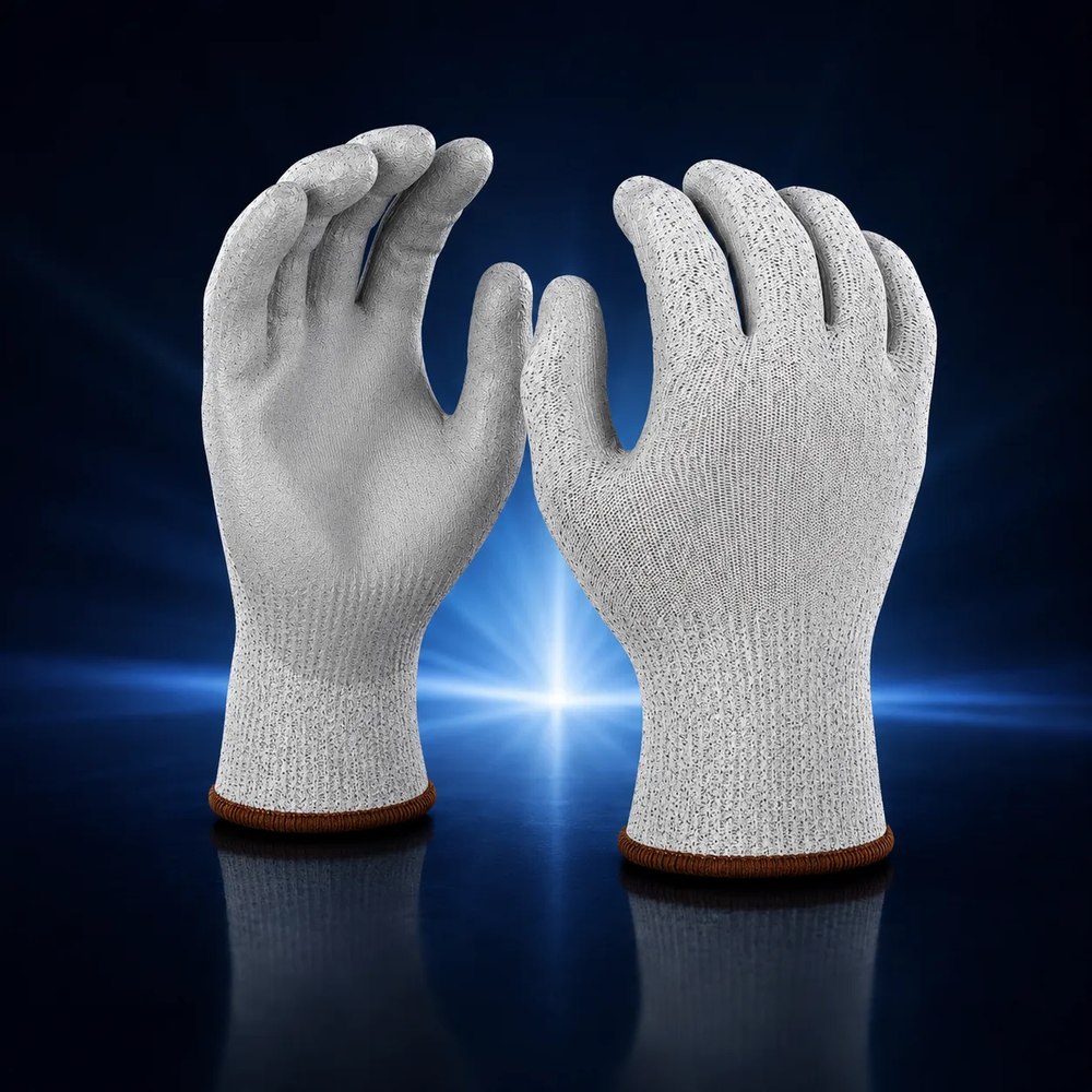 PU Schnittschutzhandschuh Cut Level B grau (6)