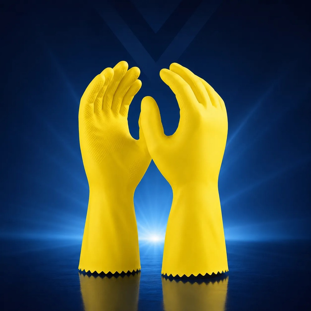 Chemikalienschutzhandschuhe Latex gelb 30 cm (7)
