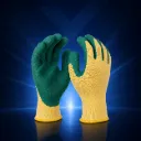 Latex-Arbeitshandschuh mit Schrumpflatexbeschichtung