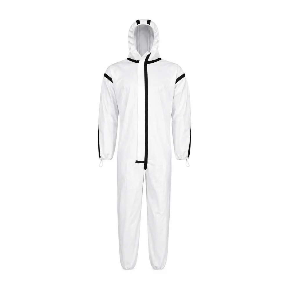 [1440-XXL] Chemikalien Schutzanzug mikroporös Typ 4B/5B/6B weiß (XXL)