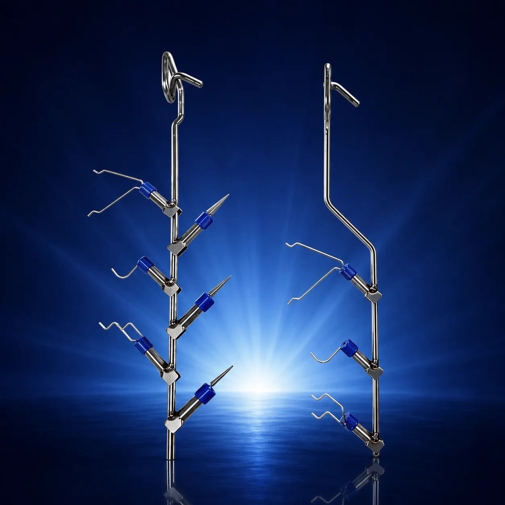 [LD-150-10] Bügelgestell 25 (L=1500mm A=100mm 18 Hülsen)