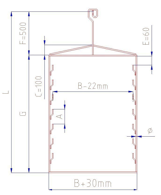 CIT25 Rahmen RV mit Verdrehsicherung