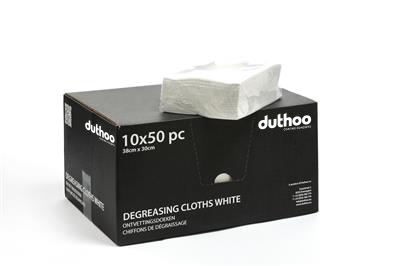 Duthoo Degreasing Cloth White 50 Stück – Entfettungstücher weiß