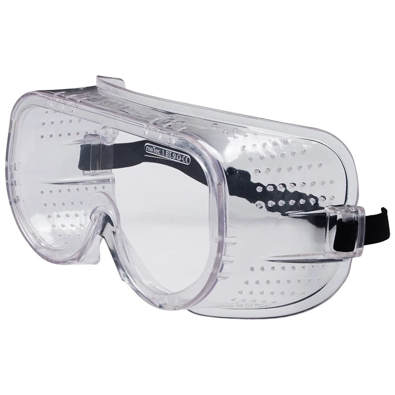 Vollsichtbrille klar, direkt belüftet