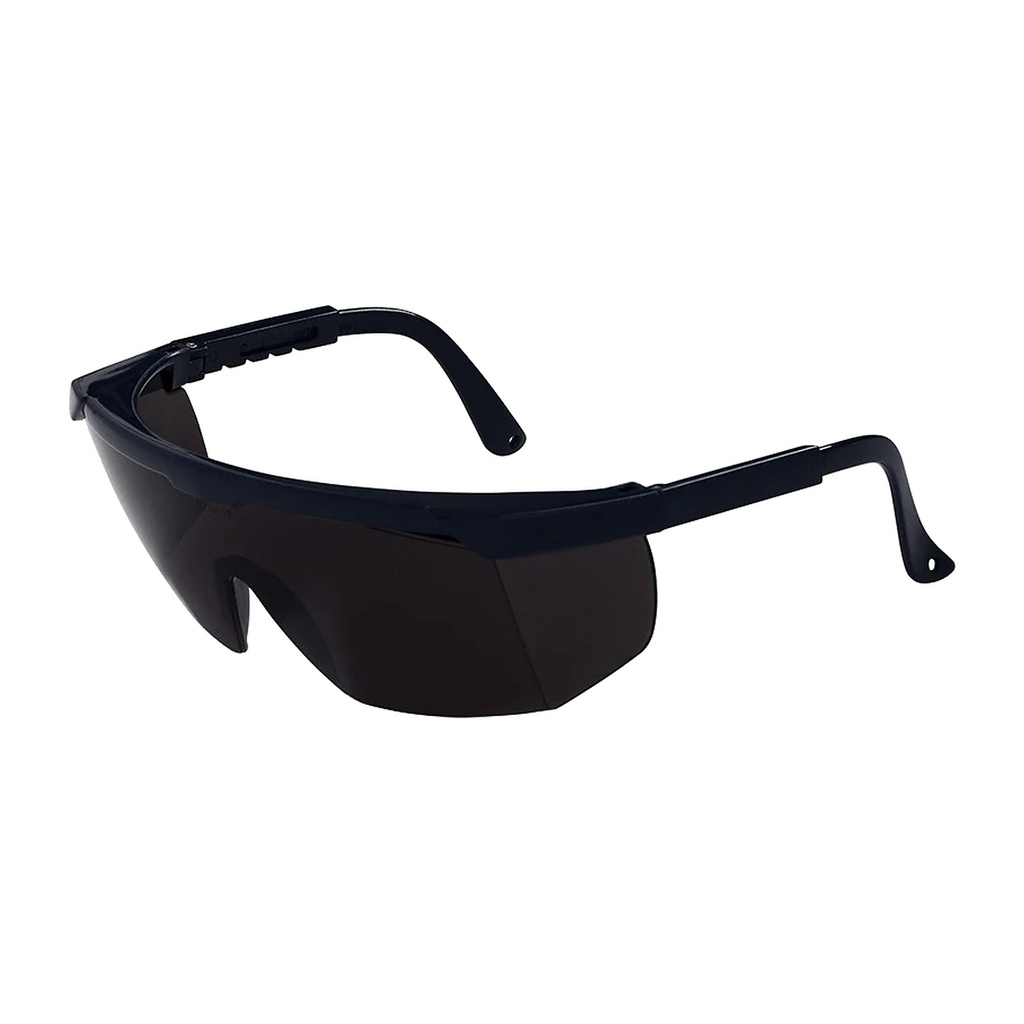 Schutzbrille mit Seitenschutz, getönt, beschlagfrei
