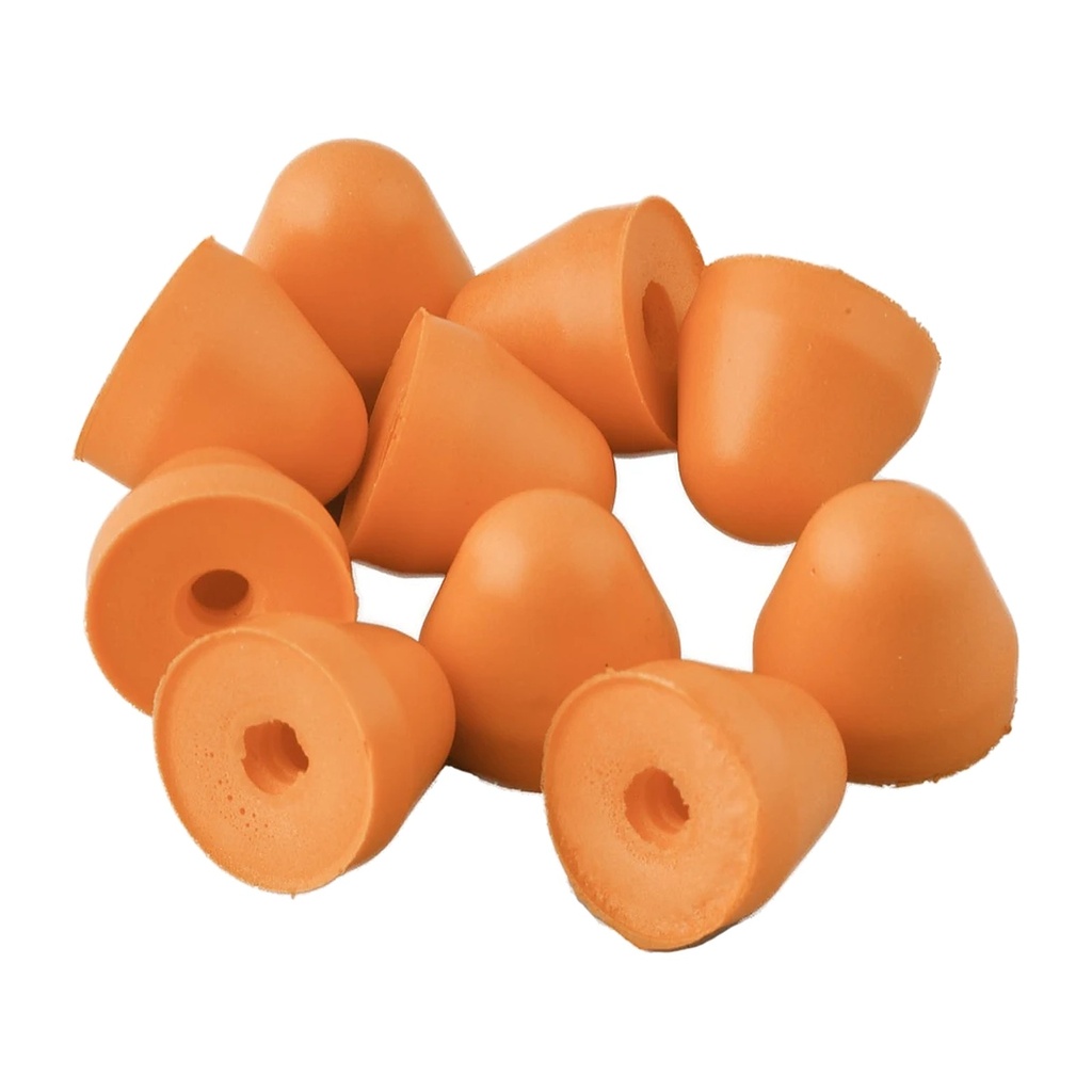 [186] Ersatz-Gehörschutzstöpsel, 10 Paar, orange, für Gehörschutzbügel