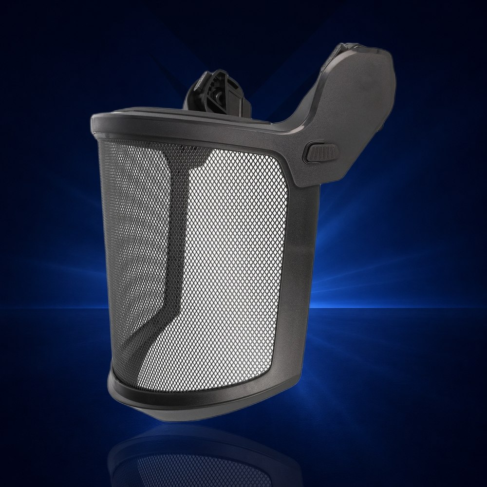 Schutzhelm Forst-Visier + Klickhalterung