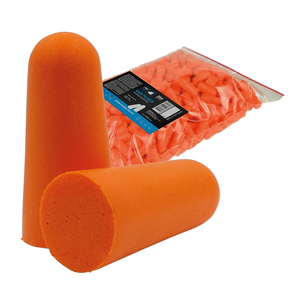 [160] Gehörschutzstöpsel orange, SNR 38 dB, 250 Paar lose/Beutel